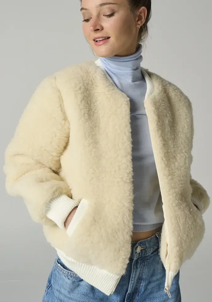 Veste en laine femme
